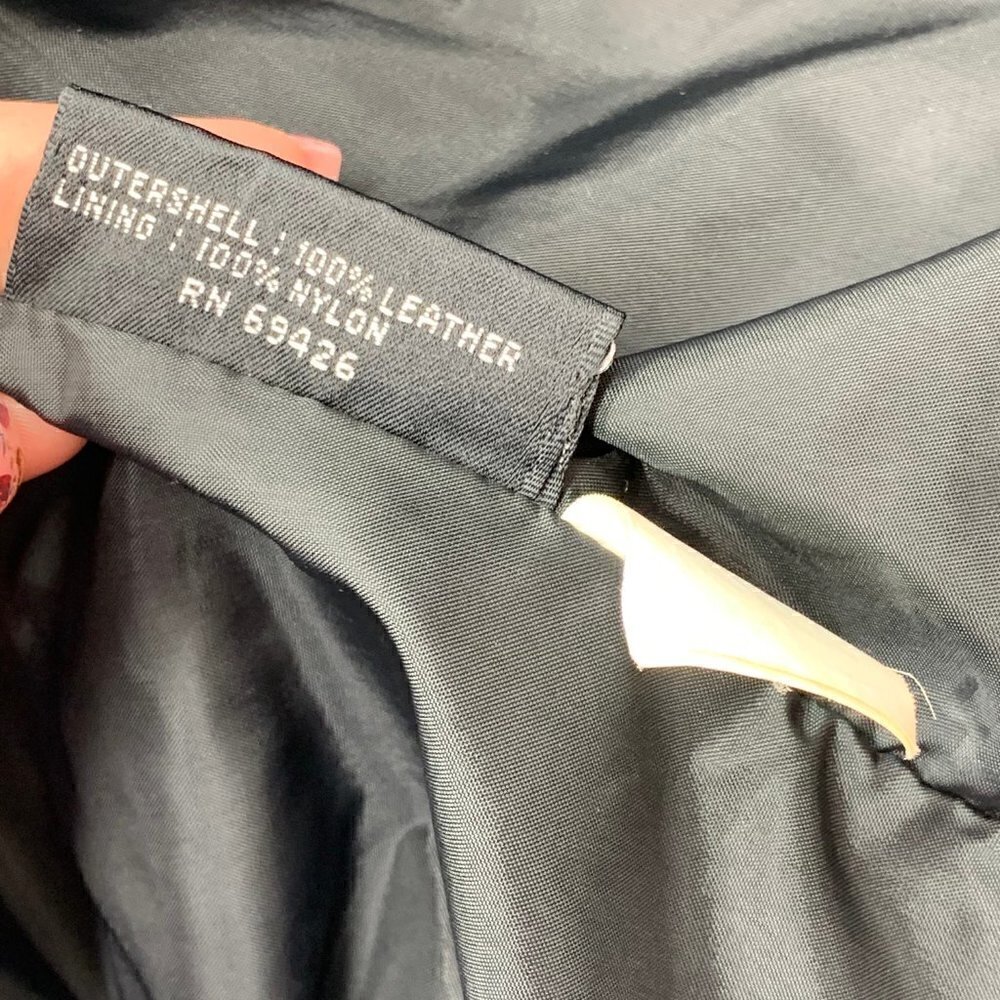 Wilsons Leather Black Leather Jacket - Picture 7 of 8